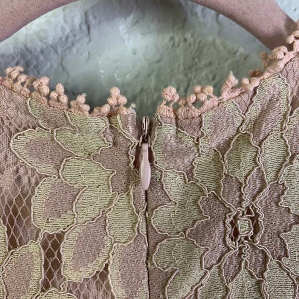 PRETTY LITTLE THING Dress Midi Bodycon Lace Sheer Sleeve Cocktail Sexy Wedding - Picture 11 of 16